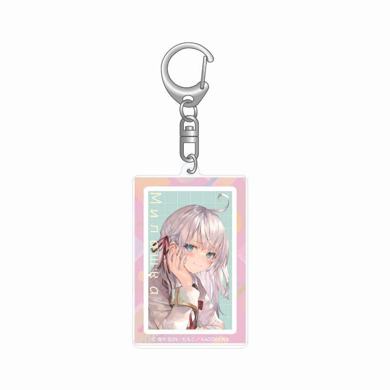 (PO) Alya Sometimes Hides Her Feelings in Russian Square Acrylic Key Chain A