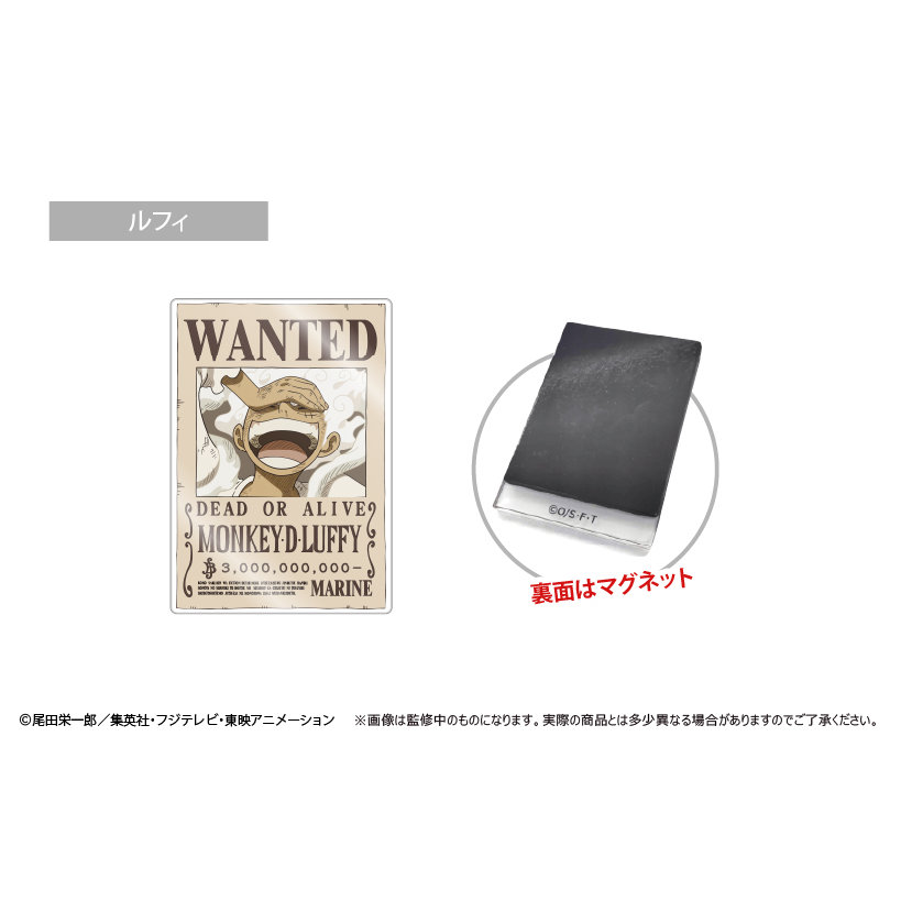 One Piece Acrylic Wanted Poster Magnet Vol. 3 Luffy