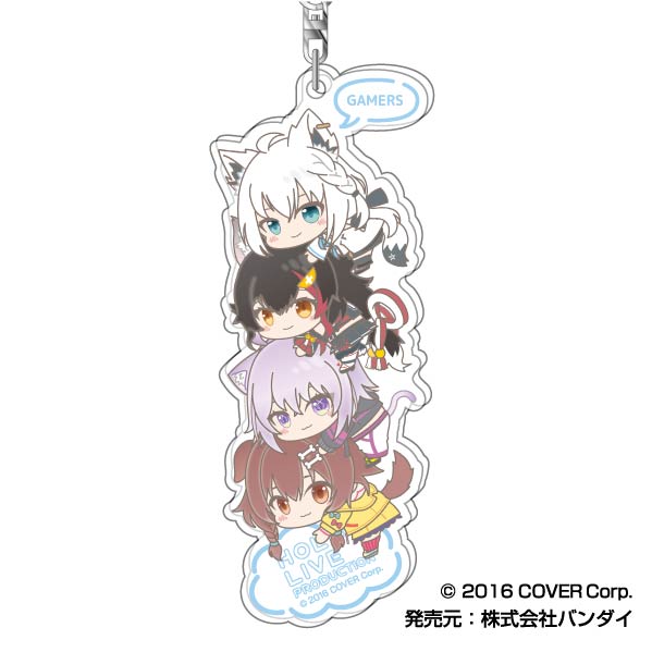 (PO) Acrylic Key Chain Hololive Hug Meets Tsumi Arrange 04 GAMERS AK