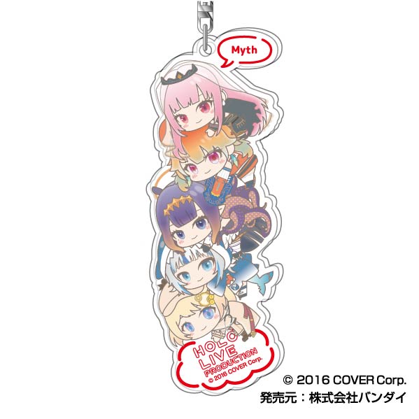 Acrylic Key Chain Hololive Hug Meets Tsumi Arrange 09 Myth AK