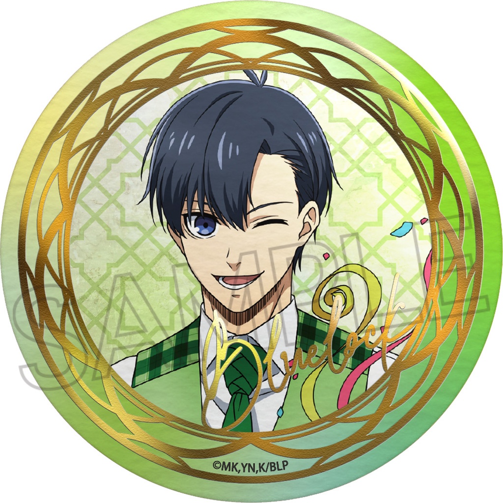 (PO) Blue Lock Gilding Japanese Paper Can Badge Vol. 2 Isagi Yoichi