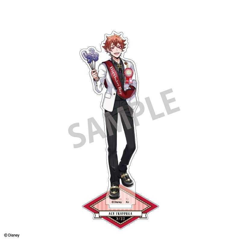 (PO) Disney Twisted Wonderland Acrylic Stand Ace Trappola Omekashi Birthday Ver.