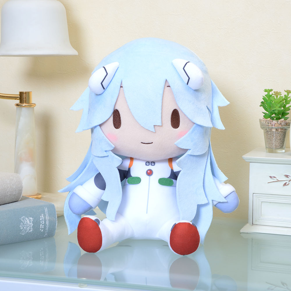 (PO) Evangelion: 3.0+1.0 Thrice Upon a Time Fuwa Petit Plush Ayanami Rei L