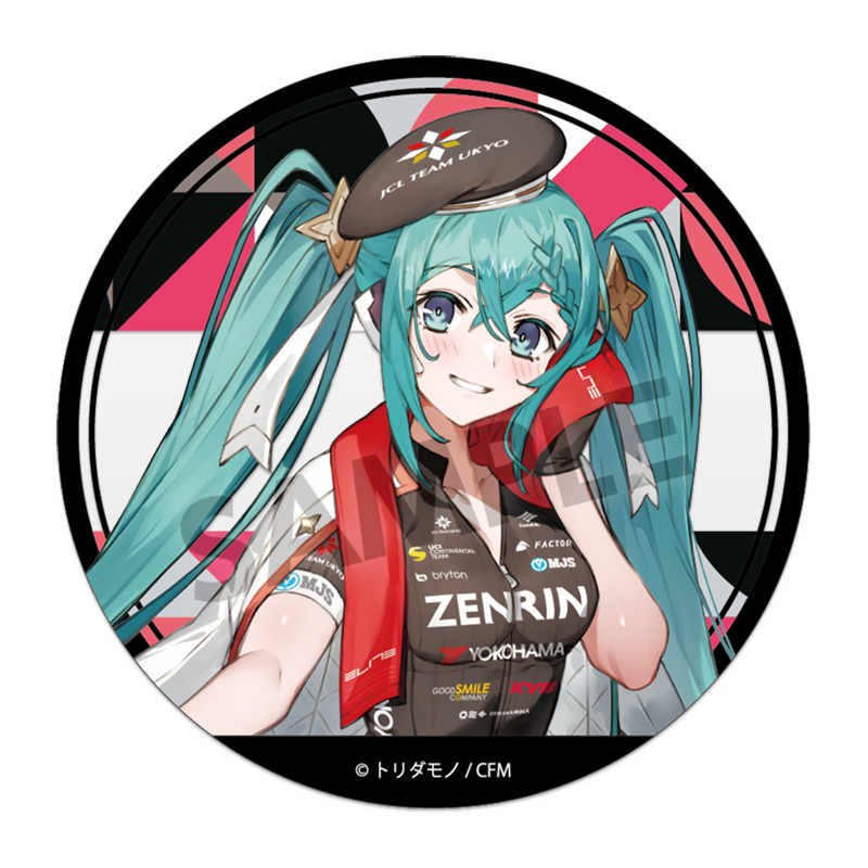 (PO) Racing Miku 2023 Acrylic Coaster JCL TEAM UKYO Support Ver.
