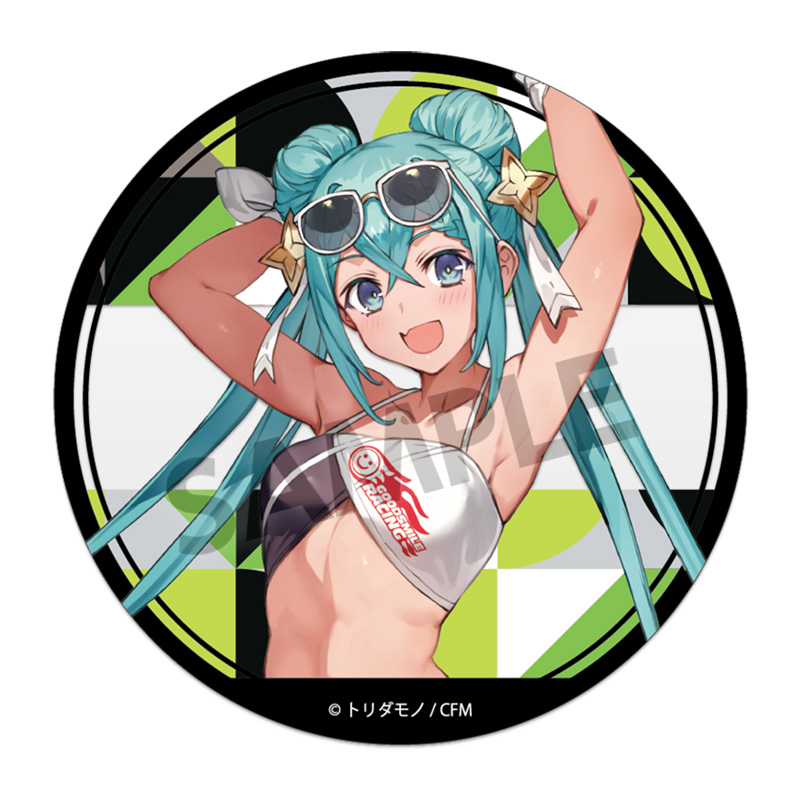 (PO) Racing Miku 2023 Acrylic Coaster Tropical Ver.