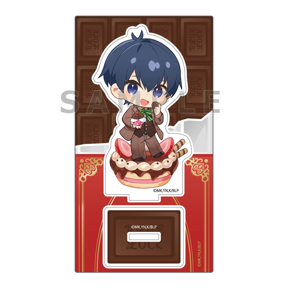 (PO) Blue Lock Acrylic Stand Isagi Yoichi / Chocolate Outfit