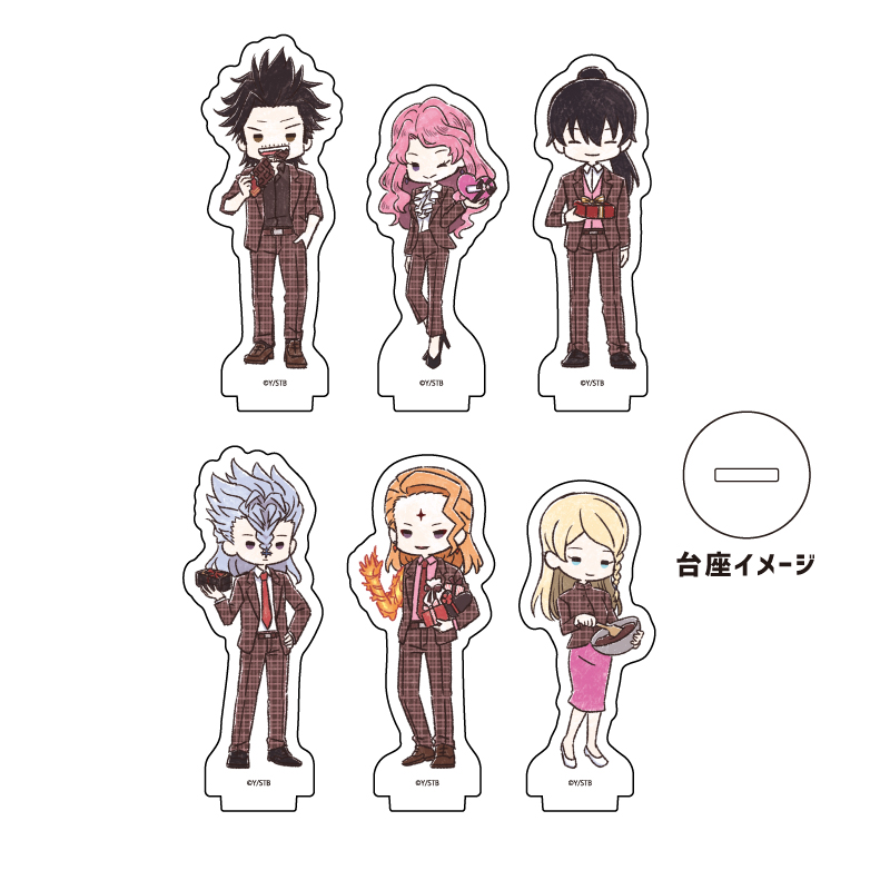 (PO) Acrylic Petit Stand Black Clover 12 Valentine Ver. (Graff Art Illustration) [BOX]