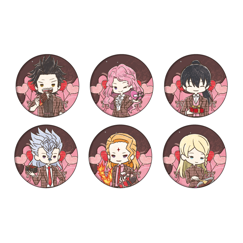 (PO) Can Badge Black Clover 14 Valentine Ver. (Graff Art Illustration) [BOX]