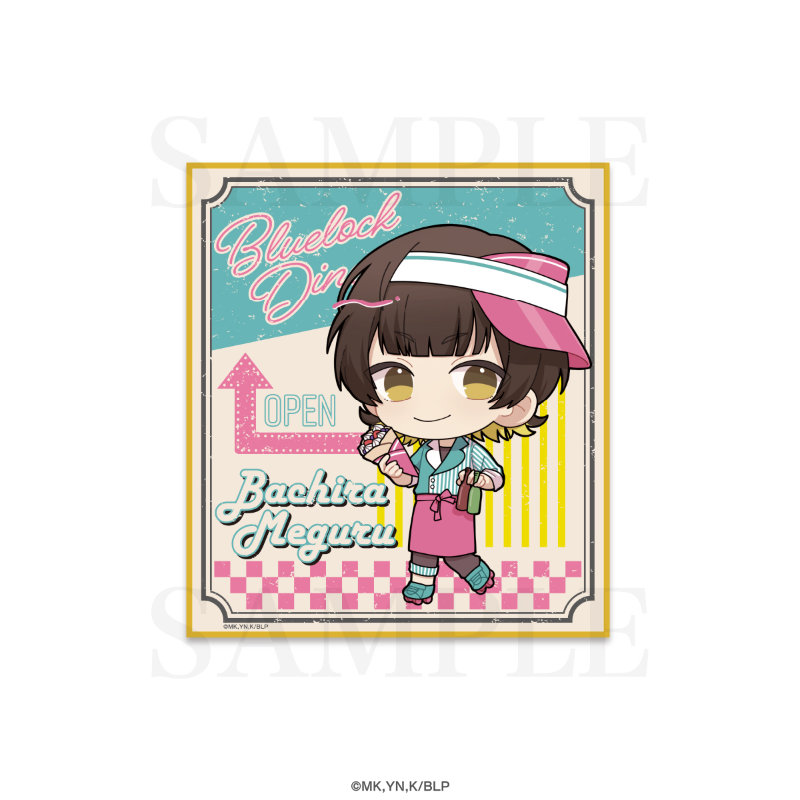 (PO) Blue Lock Blue Lock Diner Mini Shikishi Bachira Meguru