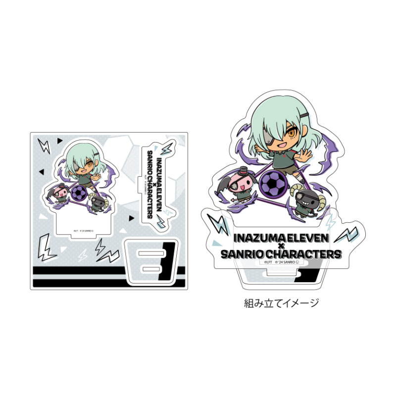 (PO) Acrylic Stand Plate Inazuma Eleven x Sanrio Characters 18 Sakuma Jiro x Lloromannic (Mini Character Illustration)