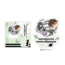 (PO) Acrylic Stand Plate Inazuma Eleven x Sanrio Characters 20 Fudo Akio x Bad Badtz-Maru (Mini Character Illustration)
