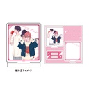 (PO) Acrylic Stand Plate Sukitte Itta no Omae Darouga! 01 Oomae Takao & Kiryu Akira (Official Illustration)