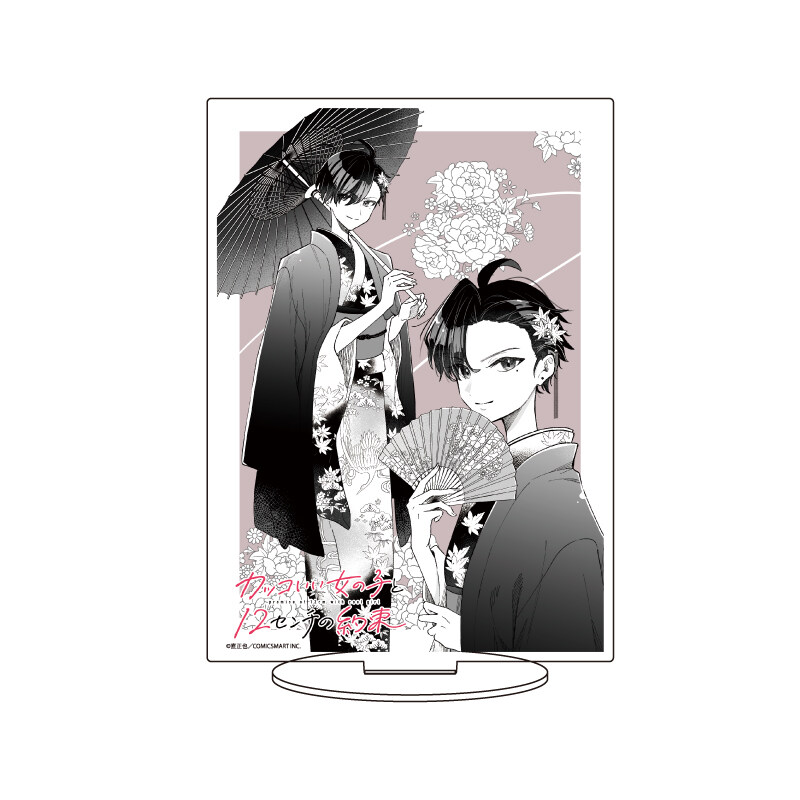 (PO) Acrylic Stand A Cool Girl and a 12cm Promise 03 Design C (Official Illustration)