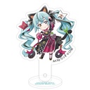 (PO) Hatsune Miku x Maneki-neko Kill Two Birds with One Stone Props & Stand Art by Rassu Black Cat Standing & Left Hand Raised