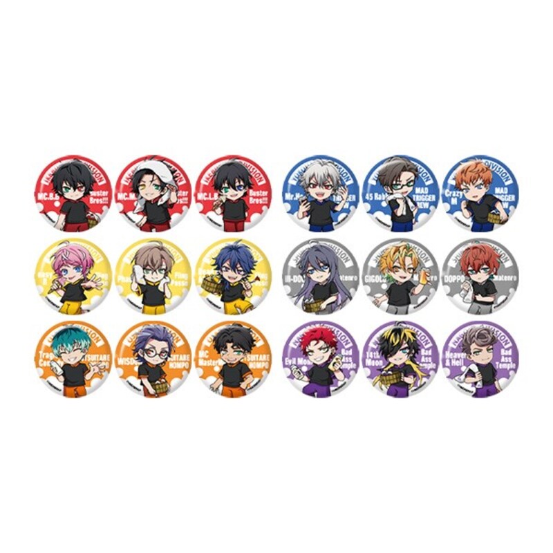 (PO) Hypnosismic -Division Rap Battle- Rhyme Anima + Trading Can Badge [BOX]