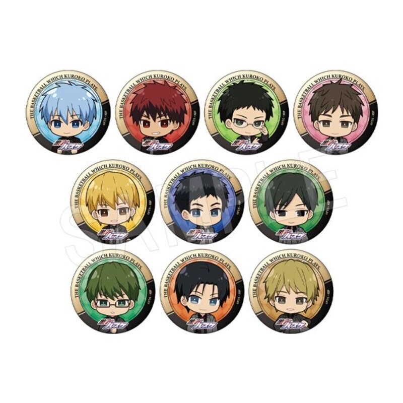 Kuroko's Basketball Trading Matte Can Badge Mini Character Black Suit 2023 Winter Type A [BOX]
