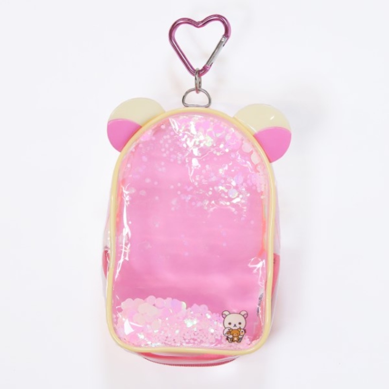 (PO) Kirakira Plush Pouch Rilakkuma Korilakkuma