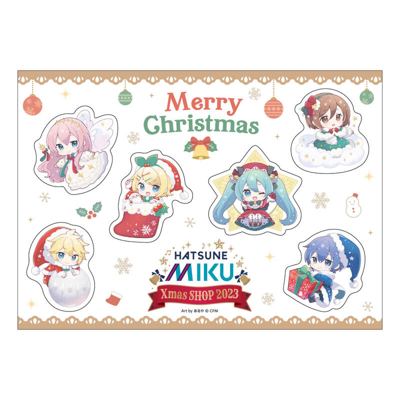 Hatsune Miku Xmas SHOP 2023 Sticker Sheet