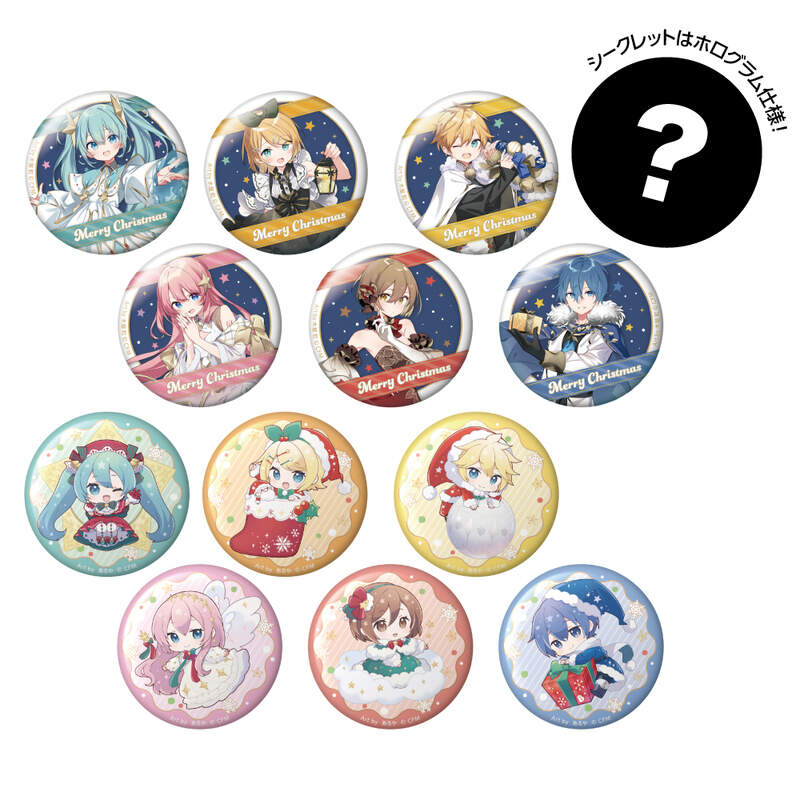 Hatsune Miku Xmas SHOP 2023 Trading Can Badge [BOX]