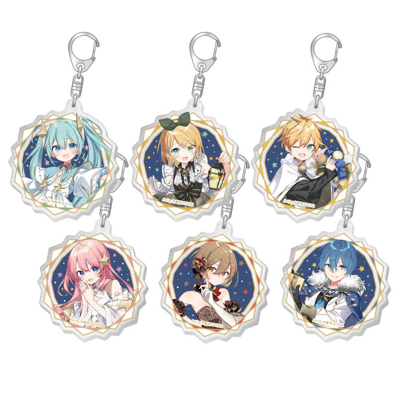 (PO) Hatsune Miku Xmas SHOP 2023 Trading Lame Acrylic Key Chain [BOX]