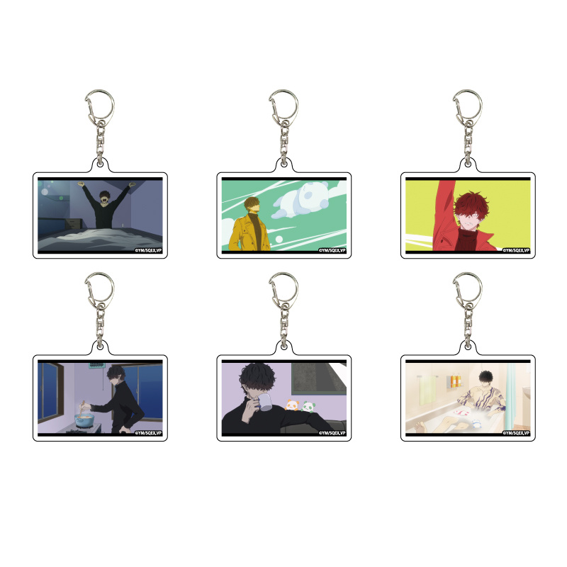 (PO) Acrylic Key Chain Mr. Villain's Day Off 01 Scenes Illustration [BOX]
