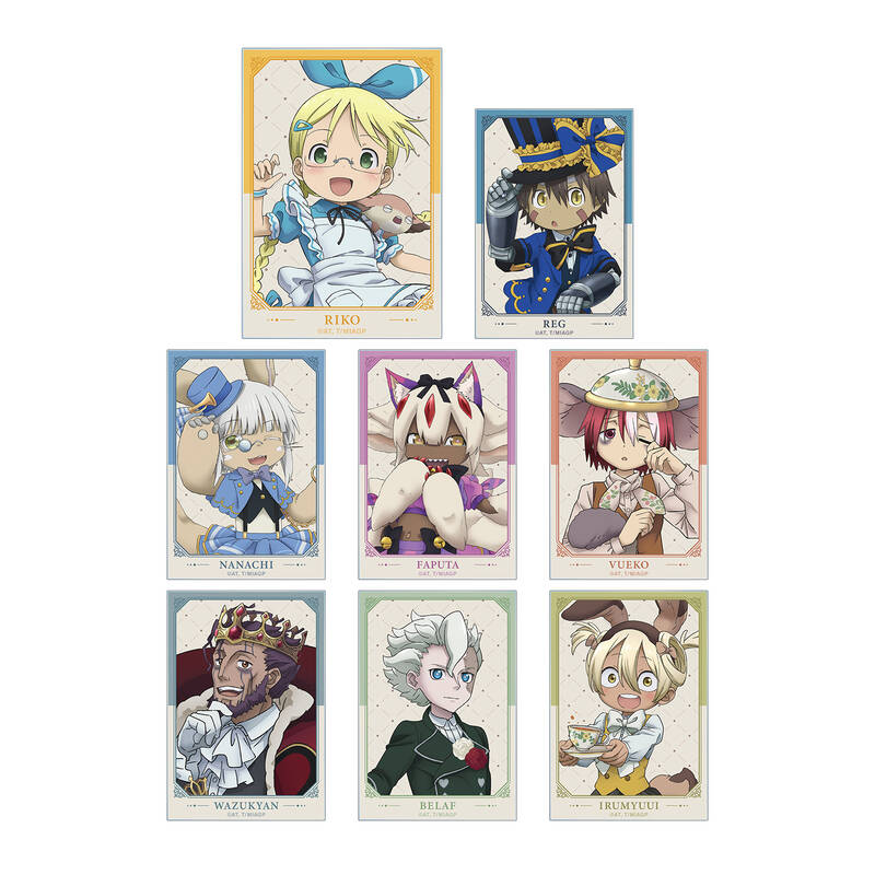 (PO) Made in Abyss: The Golden City of the Scorching Sun Original Illustration Alice in Wonderland Ver. Trading Acrylic Card [BOX]