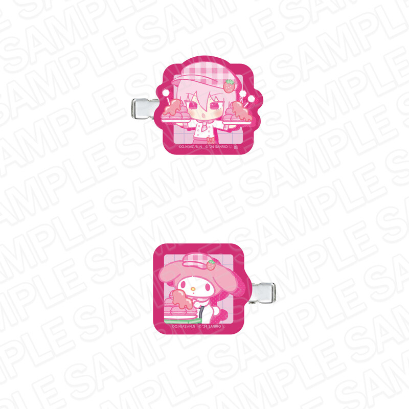 (PO) Welcome to Demon School! Iruma-kun x Sanrio Characters Hair Clip Asmodeus Alice x My Melody Sweets Ver.