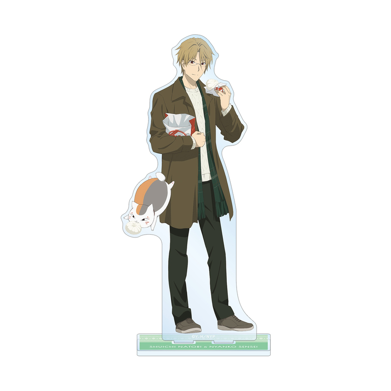 (PO) Natsume Yujincho Original Illustration Natori Shuichi & Nyanko-sensei Winter Outfit Ver. Big Acrylic Stand