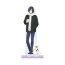 (PO) Natsume Yujincho Original Illustration Matoba Seiji & Nyanko-sensei Winter Outfit Ver. Big Acrylic Stand