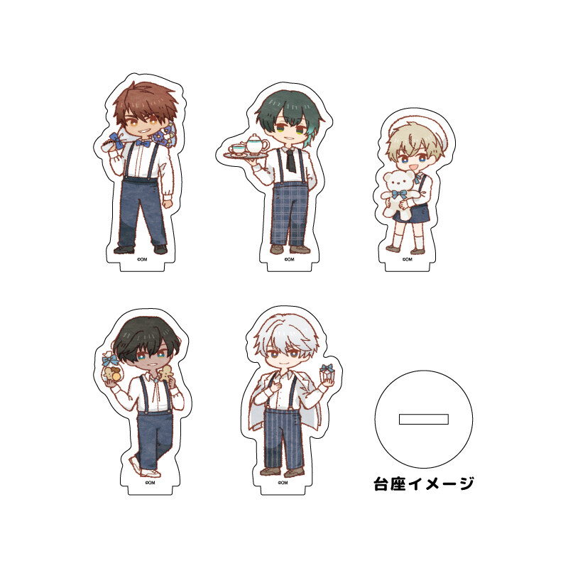 (PO) Acrylic Petit Stand Obey Me! Nightbringer 11 White Day Ver. (Retro Art Illustration) [BOX]