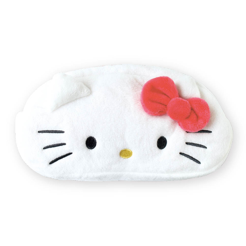 (PO) Sanrio Characters Plush Face Pen Pouch Hello Kitty