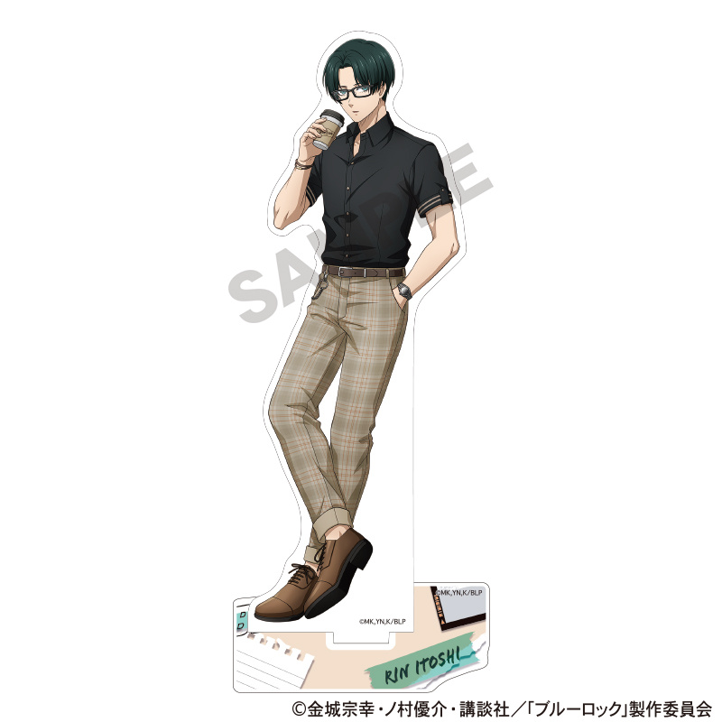 (PO) Blue Lock Acrylic Stand Itoshi Rin Holiday Glasses