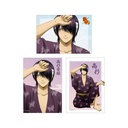 (PO) Gintama Original Illustration Takasugi Shinsuke Start of the Day Ver. Bromide 3 Set