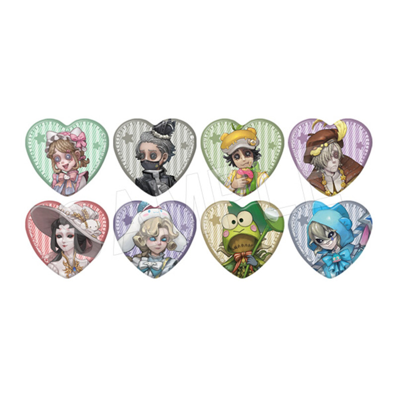 Identity V x Sanrio Characters Trading Heart Can Badge [BOX]