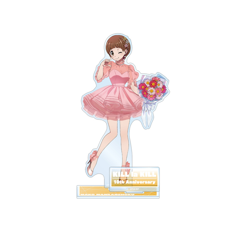 (PO) Kill la Kill Original Illustration Mankanshoku Mako 10th Anniversary Dress-up Ver. Big Acrylic Stand with Parts