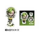 (PO) Acrylic Stand Plate BUCCHIGIRI?! 05 Jin Marito (Mini Character Illustration)