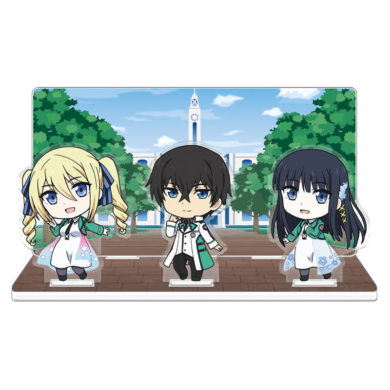 (PO) The Irregular at Magic High School: Visitor Arc Acrylic Diorama A Tatsuya & Miyuki & Angelina