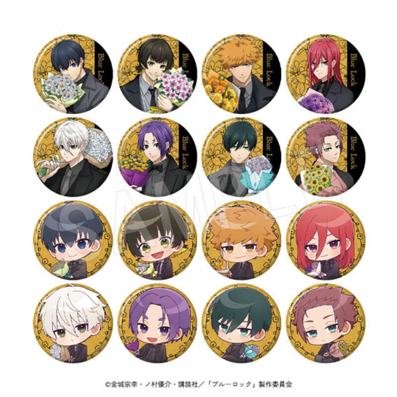 Blue Lock Trading Glitter Can Badge Birthday Flower Ver. [BOX]