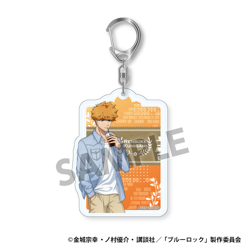 (PO) Blue Lock Original Illustration Acrylic Key Chain Kunigami Rensuke Daily Life Ver.