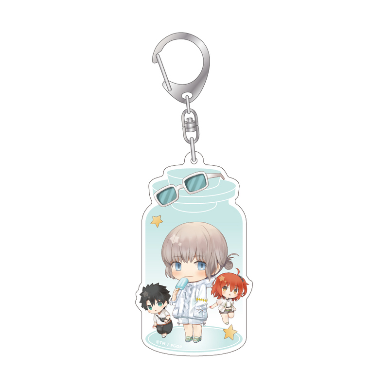 (PO) Fate/Grand Order CharaToria Acrylic Key Chain Pretender / Oberon (Refreshing Summer Prince)