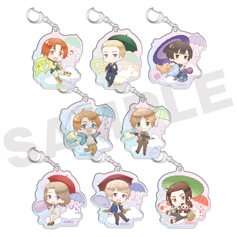 (PO) Hetalia World Stars Trading Aurora Acrylic Key Chain (DreCelle Mini) [BOX]