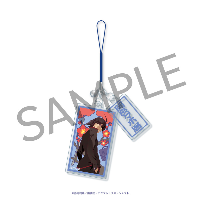 (PO) Charaditional Toy Monogatari Series Acrylic Netsuke Strap Araragi Koyomi