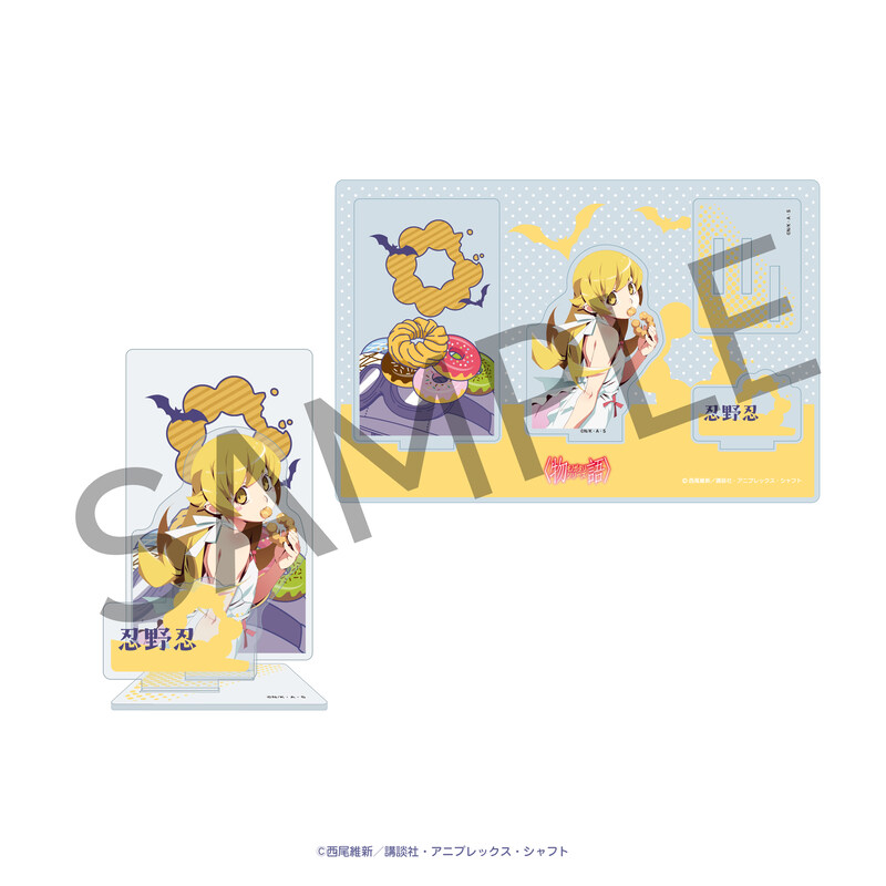 (PO) Charaditional Toy Monogatari Series Hanafuda Pattern Acrylic Stand Oshino Shinobu