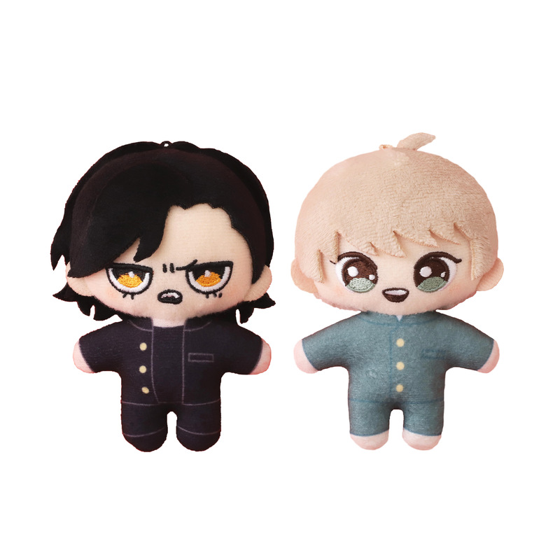 (PO) The Monster & The Ghost Plush Key Chain Set Tsubaki & Kabuto