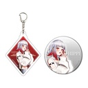 (PO) Acrylic Key Chain & Can Badge Set IA / ONE / HIPPI 03 HIPPI Off Style Ver. (Original Illustration)