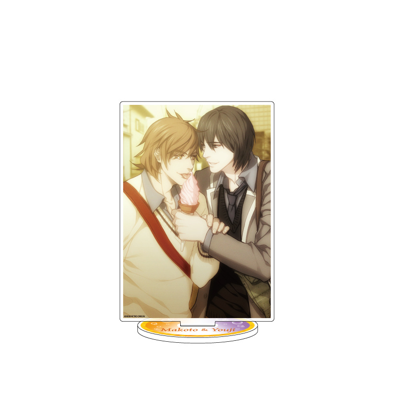 (PO) Acrylic Stand sweet pool 02 Mita Makoto & Sakiyama Youji (Official Illustration)