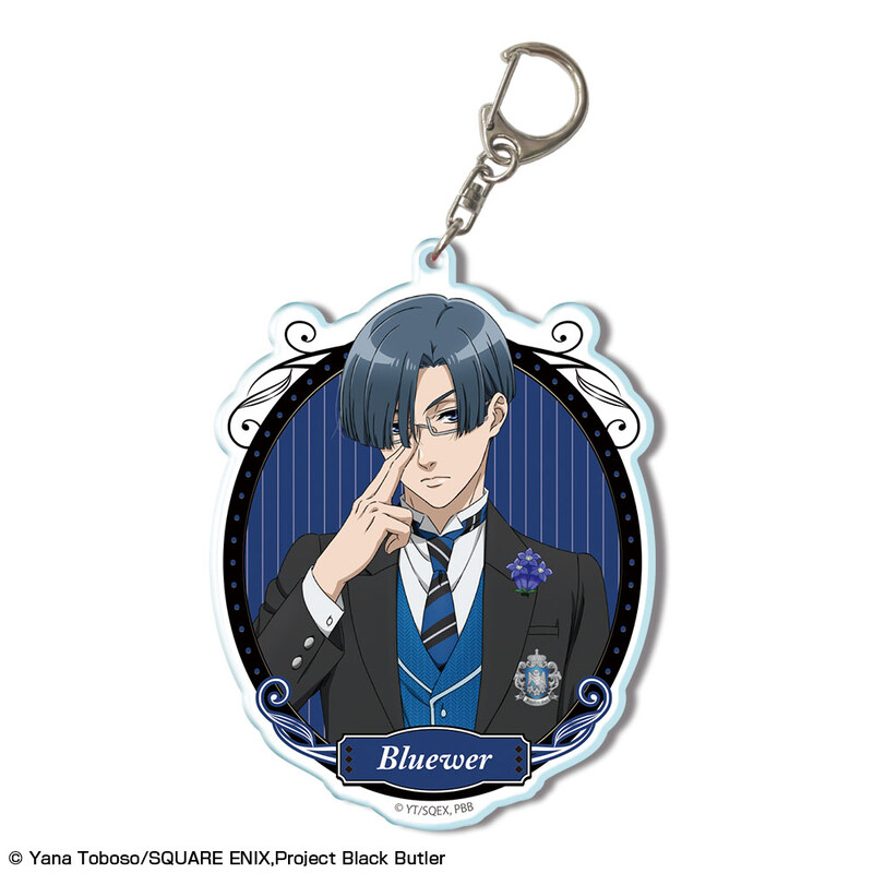 (PO) Black Butler Public School Arc Big Acrylic Key Chain Design 04 Lawrence Bluewer