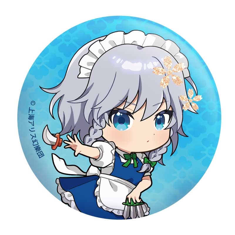 Touhou Project Can Badge Sakuya