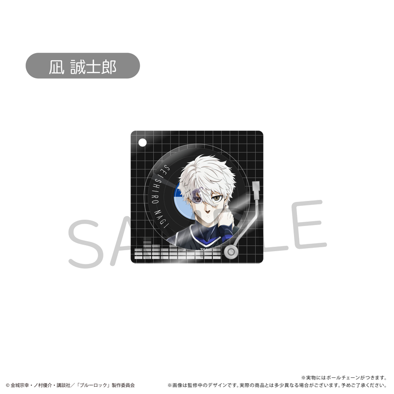 (PO) Blue Lock -Episode Nagi- The Movie Record Player Type Acrylic Key Chain Nagi Seishiro