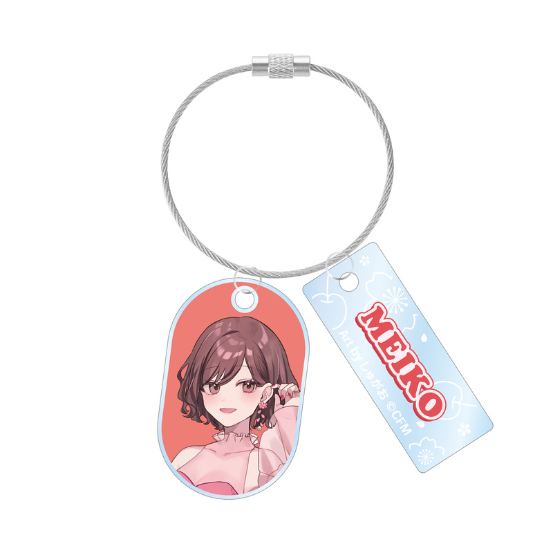 (PO) Sakura Miku Original Illustration MEIKO Cherry Blossom Party Ver. Art by Shugao Twin Wire Acrylic Key Chain